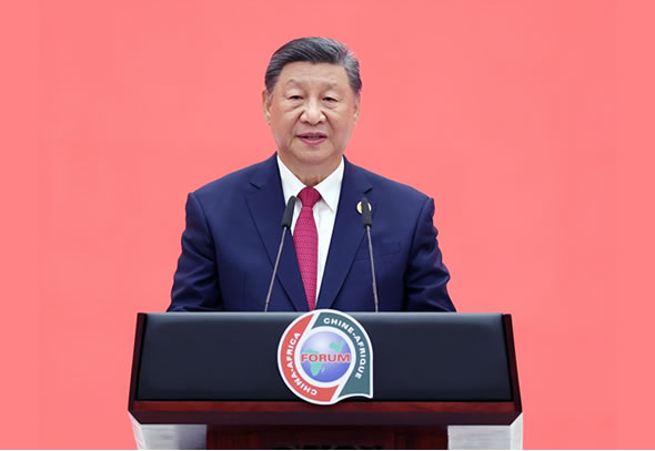 習近平和彭麗媛為出席中非合作論壇北京峰會的國際貴賓舉行歡迎…